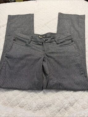 lei Gray Pinstripe Womens Pants